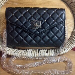 Badgley Mischka NWOT Black Diamond Quilted Crossbody Retails $129